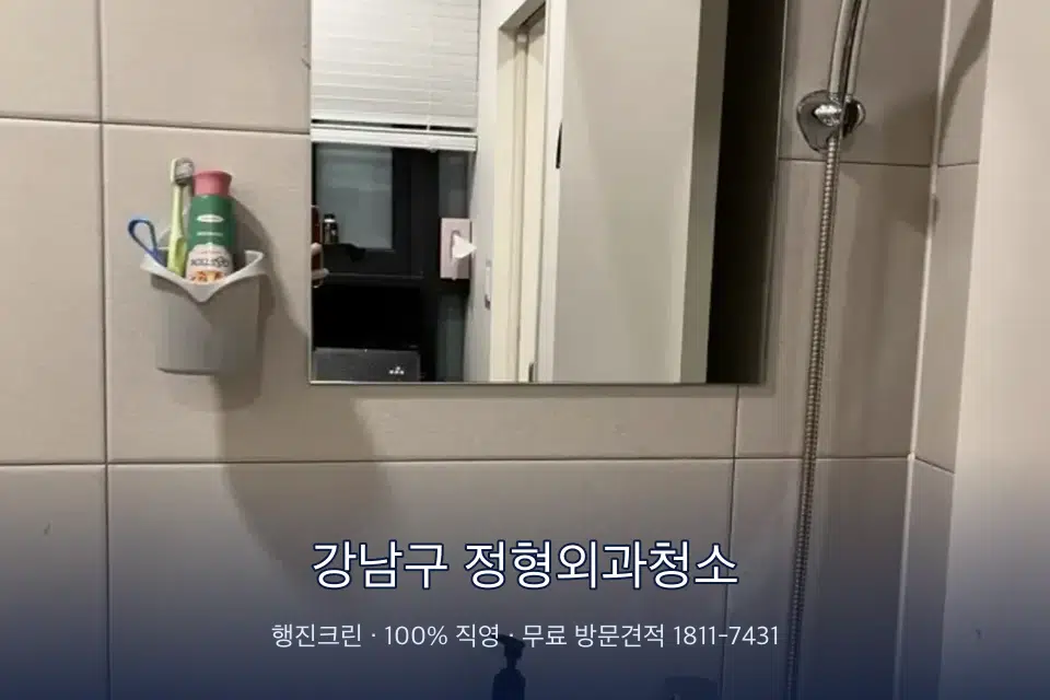 강남구 정형외과청소 병원 화장실 세면대 살균